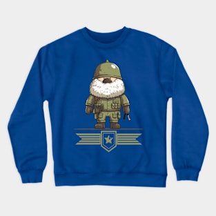 Military Gnome Army Style Crewneck Sweatshirt